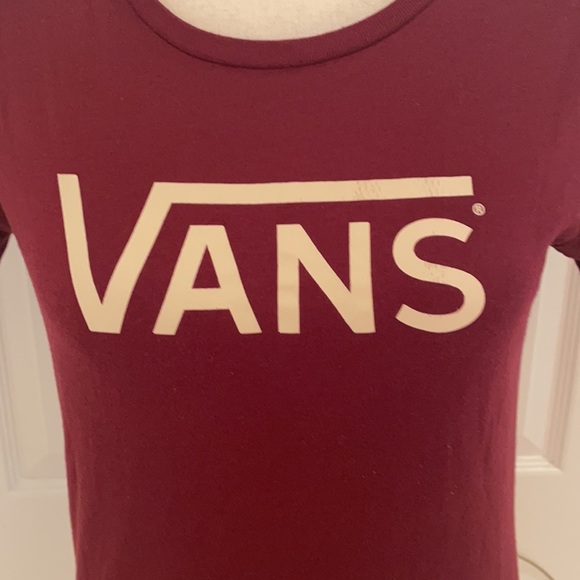 Vans Tops Vans Red Logo Graphic Tee Shirt Poshmark